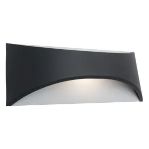 Mercator Wells Large Tri-Colour 12W LED Up/Down Exterior Wall Light IP65 Black by Mercator, a Outdoor Lighting for sale on Style Sourcebook