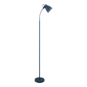 Telbix Nova Industrial Style Adjustable Floor Lamp (E27) Blue by Telbix, a Floor Lamps for sale on Style Sourcebook