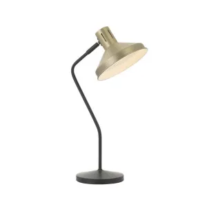 Telbix Trevi Adjustable Table Lamp Small Edison Screw (E14) Antique Brass by Telbix, a Table & Bedside Lamps for sale on Style Sourcebook