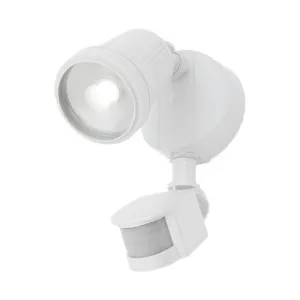 Otto Single 12W LED Exterior Adjustable Spot Light With Sensor White by Mercator, a Outdoor Lighting for sale on Style Sourcebook