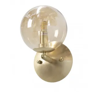 Fiorentino Pasadena Aluminium and Glass Interior Wall Light (G9) Gold by Fiorentino, a Wall Lighting for sale on Style Sourcebook