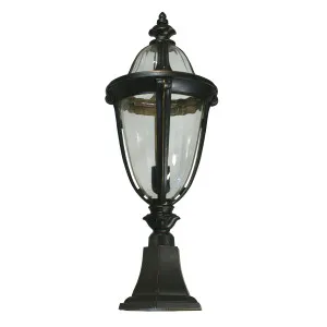 Lode Mayfair Pillar Mount Light IP44 Antique Bronze by Lode International, a Outdoor Lighting for sale on Style Sourcebook