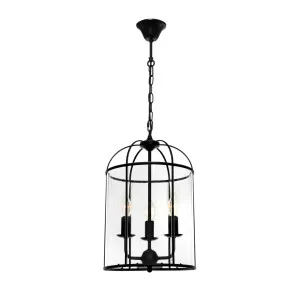 Cougar Black Clovelly Pendant 3 Light by Cougar, a Pendant Lighting for sale on Style Sourcebook