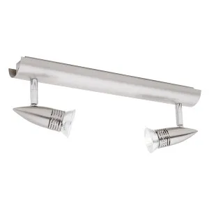 Satin Chrome Cougar Proton 12V Rail Light (GU10) 2 Light by Cougar, a Spotlights for sale on Style Sourcebook