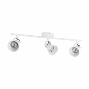 Eglo Seras 2 White LED Indoor Spot Light (GU10) 3 Light by Eglo, a Spotlights for sale on Style Sourcebook