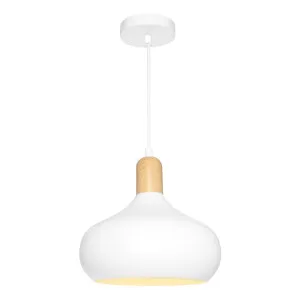 Sloan 1 Light Pendant Light White by Cougar, a Pendant Lighting for sale on Style Sourcebook