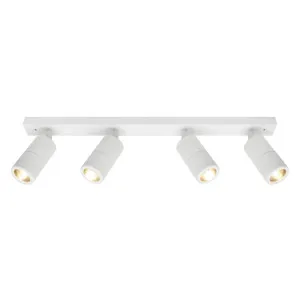 Cougar Stockholm White Adjustable GU10 IP44 Bar Light 4 Light by Cougar, a Spotlights for sale on Style Sourcebook