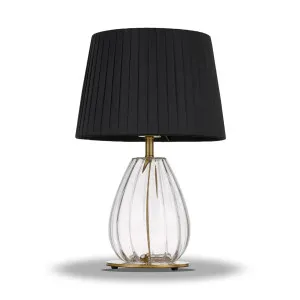 Telbix Veana Table Lamp (E27) Black by Telbix, a Table & Bedside Lamps for sale on Style Sourcebook