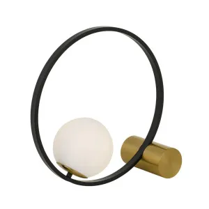 Telbix Matias Table Lamp (E27) Black & Gold by Telbix, a Table & Bedside Lamps for sale on Style Sourcebook