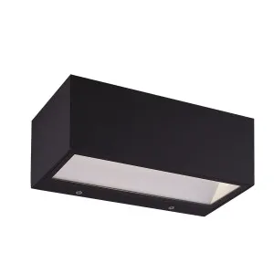 Martec Delta LED 18W CCT Exterior Up/Down Wall Light IP54 Black by Martec, a LED Lighting for sale on Style Sourcebook