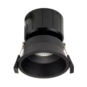 Prime 12W CCT Tri Colour Dimmable Deep Fixed LED Downlight IP44 Small Black by Havit, a LED Lighting for sale on Style Sourcebook