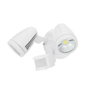 Eglo Chopper 30W Tri Colour Double Adjustable LED IP54 Exterior Spot Light with Sensor White by Eglo, a Outdoor Lighting for sale on Style Sourcebook