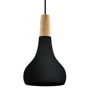 Eglo Brushed Black Sabinar Pendant Light 180mm by Eglo, a Pendant Lighting for sale on Style Sourcebook