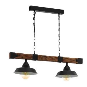 Eglo Oldbury Rustic Pendant Light 2 Light by Eglo, a Pendant Lighting for sale on Style Sourcebook