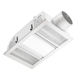 Ventair Airbus 3 in 1 Exhaust Fan With 18W LED Light And Heat White by Ventair, a Exhaust Fans for sale on Style Sourcebook