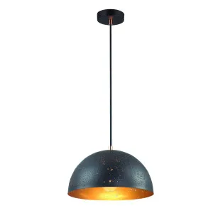 Evertop Black Pendant Light Large Dome by Evertop, a Pendant Lighting for sale on Style Sourcebook