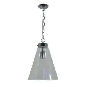 Lode Gatsby Chrome Chain Pendant Light Small by Lode International, a Pendant Lighting for sale on Style Sourcebook