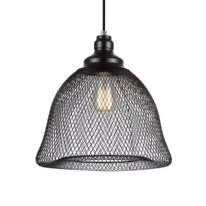 CLA Cheveux Iron Mesh Dome Pendant With E27 Light Large by Compact Lamps Australia, a Pendant Lighting for sale on Style Sourcebook