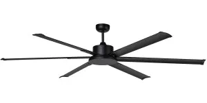 Martec Albatross 72" DC Industrial Style Ceiling Fan With Remote Black by Martec, a Ceiling Fans for sale on Style Sourcebook