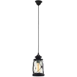 Eglo Bradford Traditional Pendant Light Black by Eglo, a Pendant Lighting for sale on Style Sourcebook