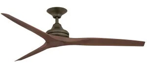 ThreeSixty Spitfire 2 60" Polymer Blade with Oil Rubbed Bronze Motor Ceiling Fan Walnut Blade by ThreeSixty, a Ceiling Fans for sale on Style Sourcebook