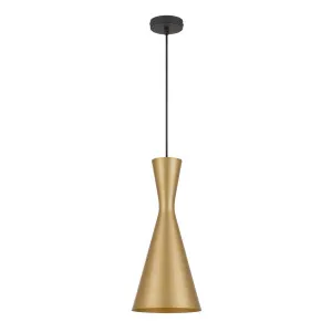 Telbix Flero Gold Pendant Light (E27) Small by Telbix, a Pendant Lighting for sale on Style Sourcebook