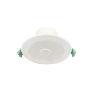 Martec Zone Tri-Colour 9W LED Fixed Round IP44 Downlight with Sensor White by Martec, a LED Lighting for sale on Style Sourcebook