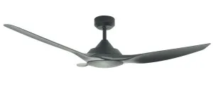 Vencha Raven 46" DC Ceiling Fan Black by Vencha, a Ceiling Fans for sale on Style Sourcebook