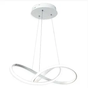 White Vencha Suko Modern LED Pendant Light Daylight by Vencha, a Pendant Lighting for sale on Style Sourcebook