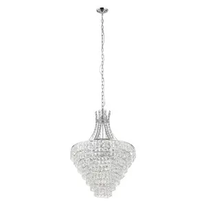 Eglo Beires Crystal Pendant (E14) Large by Eglo, a Pendant Lighting for sale on Style Sourcebook