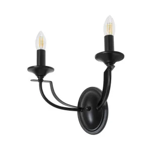 Black Fiorentino Hoodshire Wall Light (E14) 2 Light by Fiorentino, a Spotlights for sale on Style Sourcebook