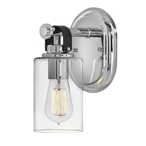 Hinkley Halstead Single Wall Sconce (E27) Chrome by Hinkley, a Outdoor Lighting for sale on Style Sourcebook