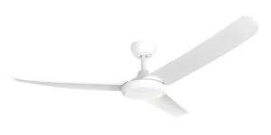 ThreeSixty FlatJet 52" 3, 4 or 5 Blade DC Ceiling Fan with 24W LED Light Matte White by ThreeSixty, a Ceiling Fans for sale on Style Sourcebook