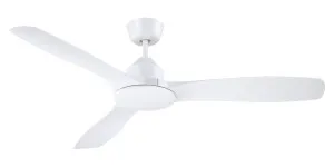 Mercator Raptor 52" (1320mm) DC Indoor/Outdoor Ceiling Fan with Remote White by Mercator, a Ceiling Fans for sale on Style Sourcebook