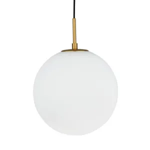 Preston Mercator Brass Pendant Light (E27) Large by Mercator, a Pendant Lighting for sale on Style Sourcebook