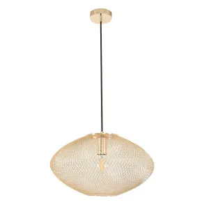 CLA Golpe Large Steel Pendant Light (E27) Champange by Compact Lamps Australia, a Pendant Lighting for sale on Style Sourcebook