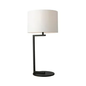 Mayfield Alessia Table Lamp (E27) Black & White by Mayfield, a Table & Bedside Lamps for sale on Style Sourcebook