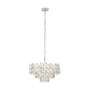 Eglo Calmeilles 10 Light Pendant (E14) Steel by Eglo, a Chandeliers for sale on Style Sourcebook