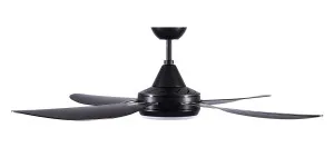 Brilliant Vector 48" DC Ceiling Fan With 18W LED CCT Light and Remote Black by Brilliant, a Ceiling Fans for sale on Style Sourcebook