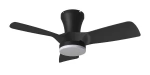 Vencha Kiwi 32" DC Ceiling Fan with 20W LED CCT Light and Remote Black by Vencha, a Ceiling Fans for sale on Style Sourcebook