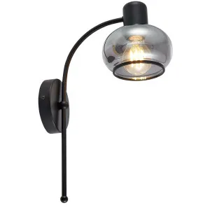 Telbix Marbell 1 Light Wall Light (E27) Black by Telbix, a Outdoor Lighting for sale on Style Sourcebook