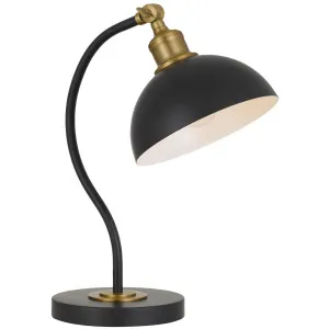 Telbix Brevik 1 Light Table Lamp Black by Telbix, a Table & Bedside Lamps for sale on Style Sourcebook