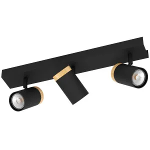 Eglo Cartagena 3 Light Spot Bar Light Black by Eglo, a Spotlights for sale on Style Sourcebook