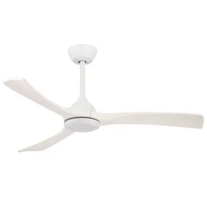 Claro Sleeper 56" Solid Timber DC Ceiling Fan with Remote White by Claro, a Ceiling Fans for sale on Style Sourcebook