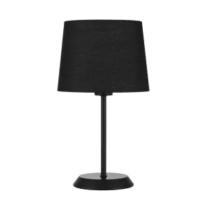 Telbix Jaxon Table Lamp (E27) Black by Telbix, a Table & Bedside Lamps for sale on Style Sourcebook