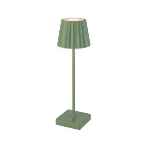 Telbix Mindy Rechargeable LED Table Lamp Green by Telbix, a Table & Bedside Lamps for sale on Style Sourcebook