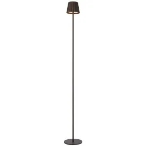 Telbix Mindy Rechargeable LED Floor Lamp Brown by Telbix, a Floor Lamps for sale on Style Sourcebook