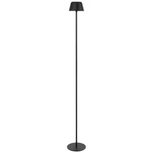 Telbix Briana Rechargeable LED Floor Lamp Black by Telbix, a Floor Lamps for sale on Style Sourcebook