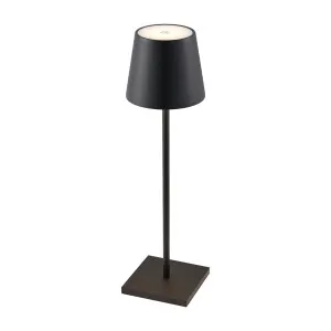 Telbix Clio Rechargeable LED Table Lamp Black by Telbix, a Table & Bedside Lamps for sale on Style Sourcebook