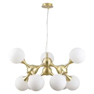 Telbix Cosmic 9 Light Pendant Light Brass by Telbix, a Pendant Lighting for sale on Style Sourcebook